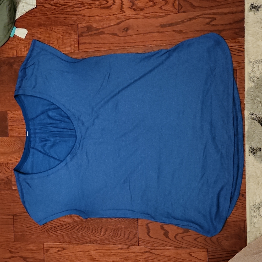 SOLD Blue Luluemon Pleaded the Run top